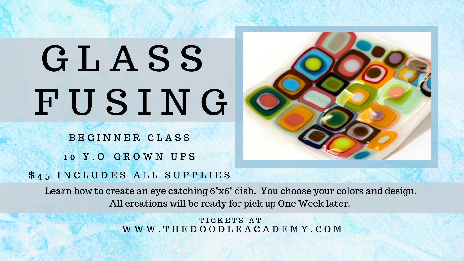 Glass Fusing Beginner Feb. 16th